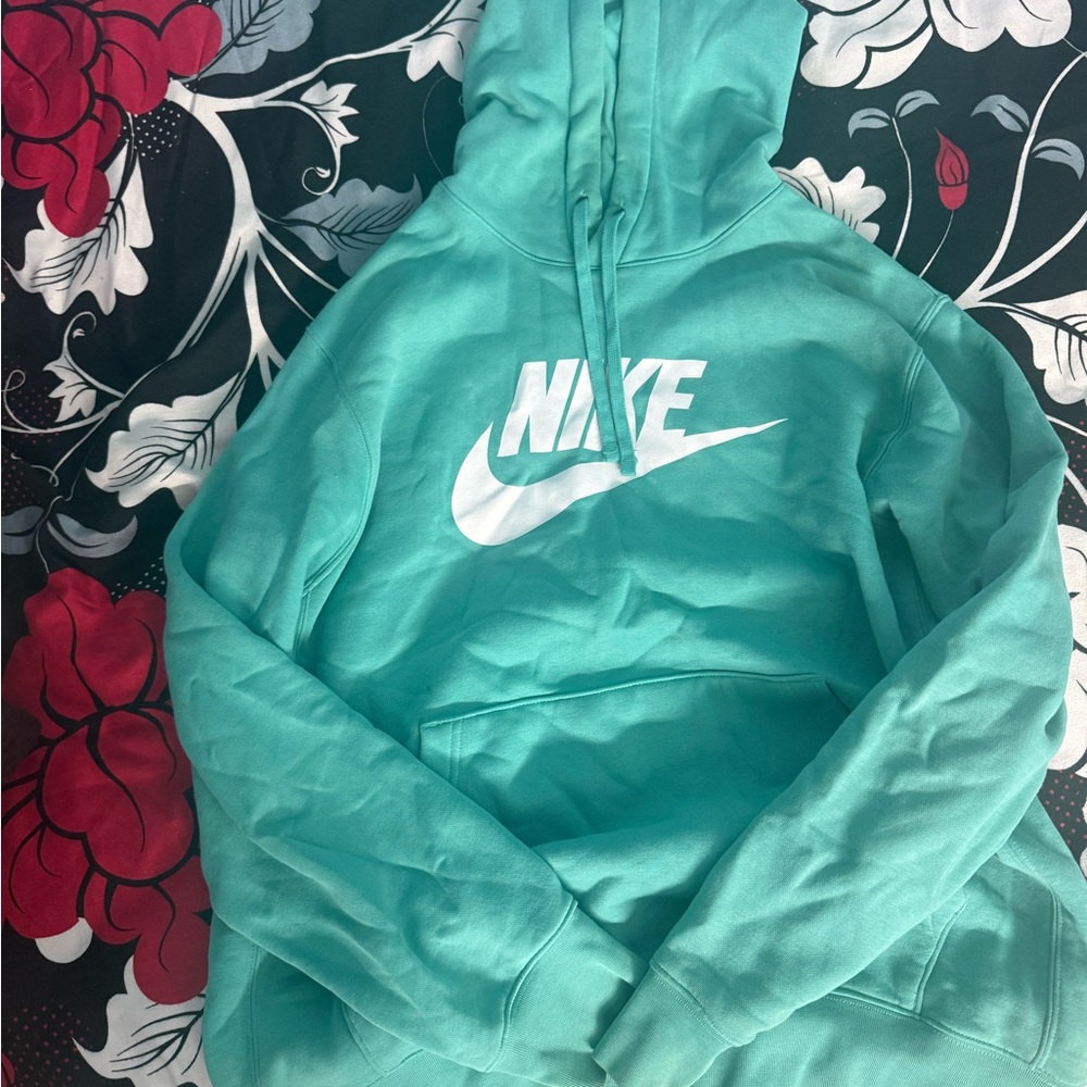 Nike Aqua Pullover with White Logo